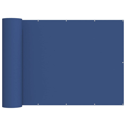 Balcony Privacy Screen 150 x 700 cm Fabric with PU Coated Blue