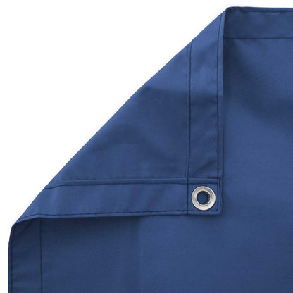 Balcony Privacy Screen 180 x 400 cm Fabric with PU Coated Blue