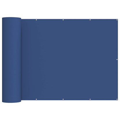 Balcony Privacy Screen 200 x 800 cm Fabric with PU Coated Blue