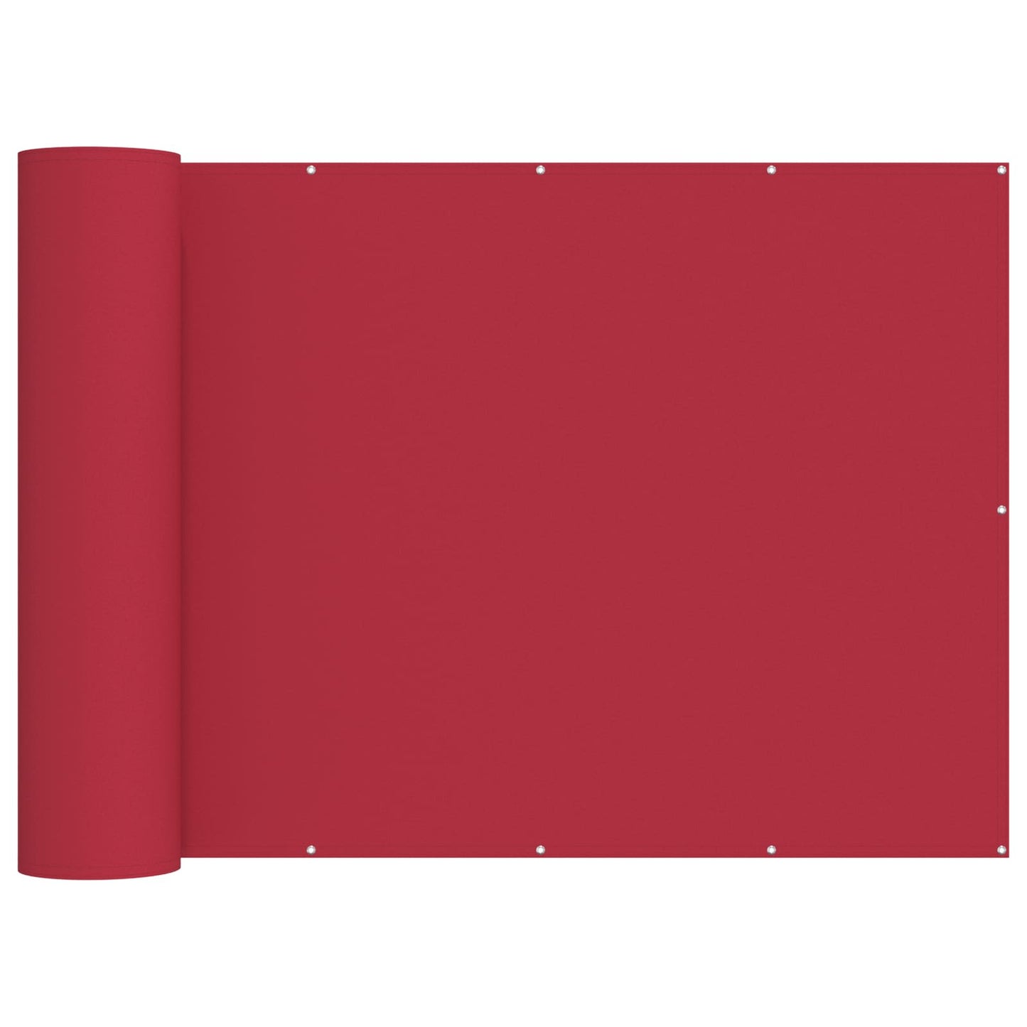 Balcony Privacy Screen 150 x 800 cm Fabric with PU Coated Red
