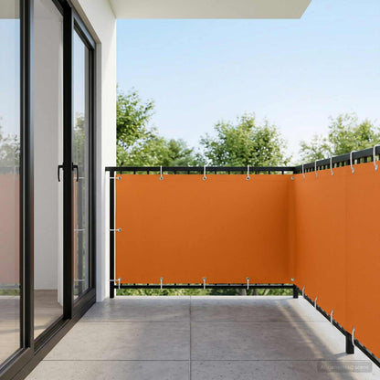 Balcony Privacy Screen 150 x 200 cm Fabric with PU Coated