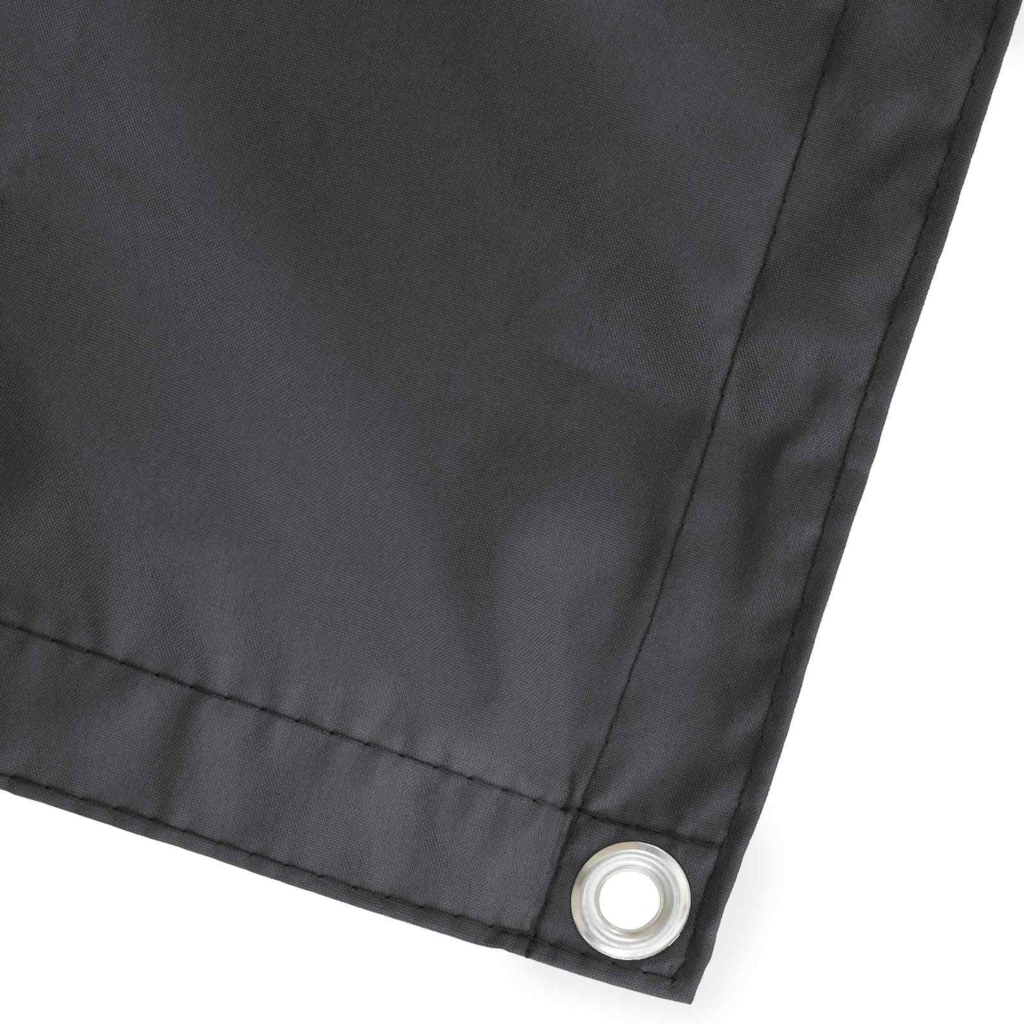 Balcony Privacy Screen 150 x 700 cm Fabric with PU Coated Black