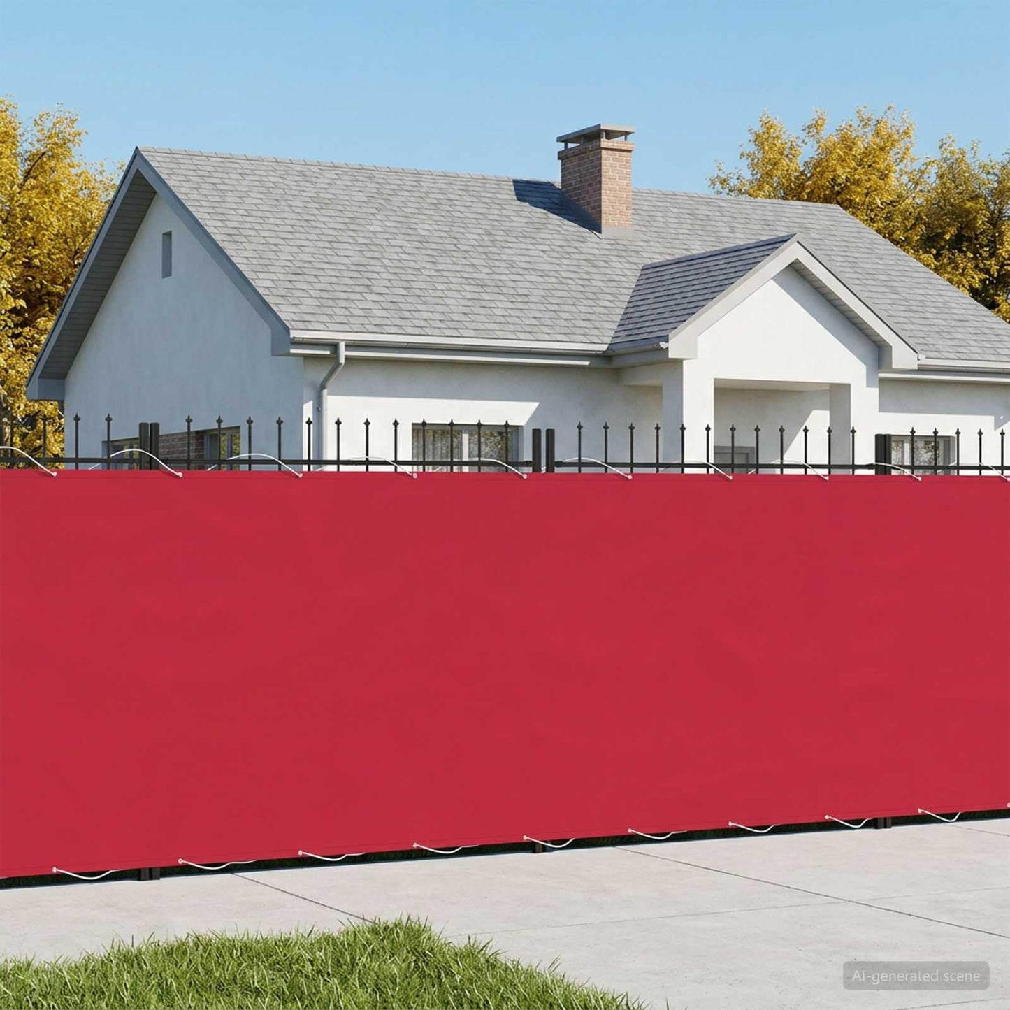 Balcony Privacy Screen 150 x 600 cm Fabric with PU Coated