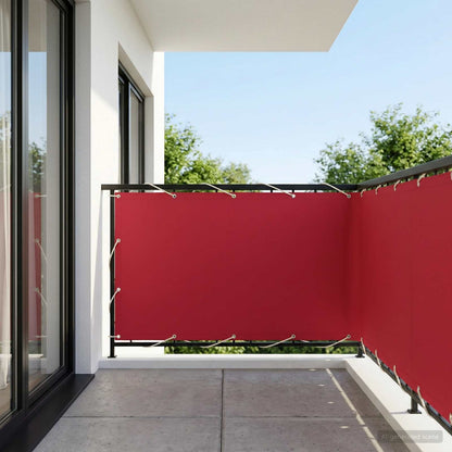 Balcony Privacy Screen 150 x 800 cm Fabric with PU Coated