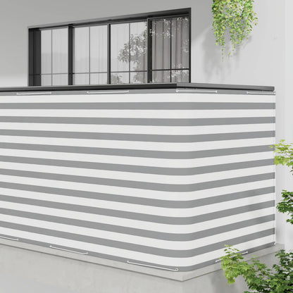 Balcony Privacy Screen 150 x 200 cm Fabric with PU Coated