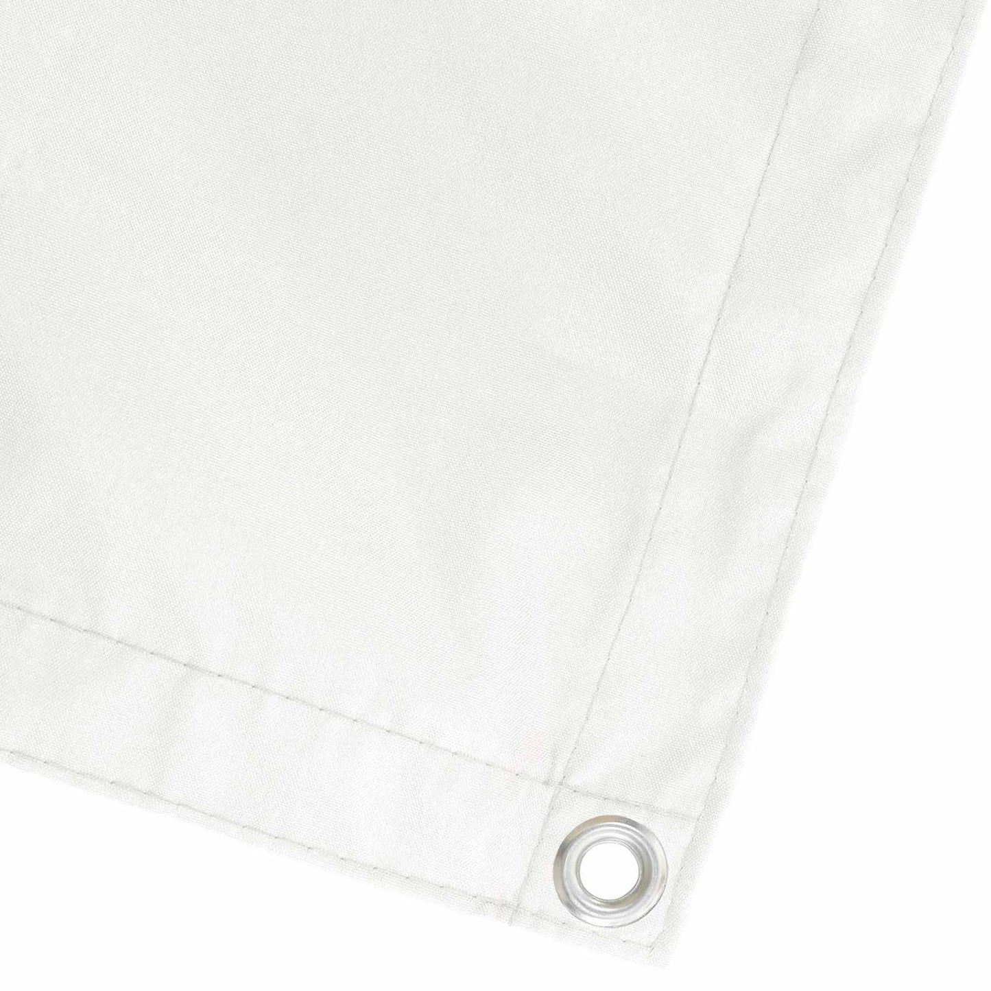 Balcony Privacy Screen 1.5 x 25 m Fabric with PU Coated White