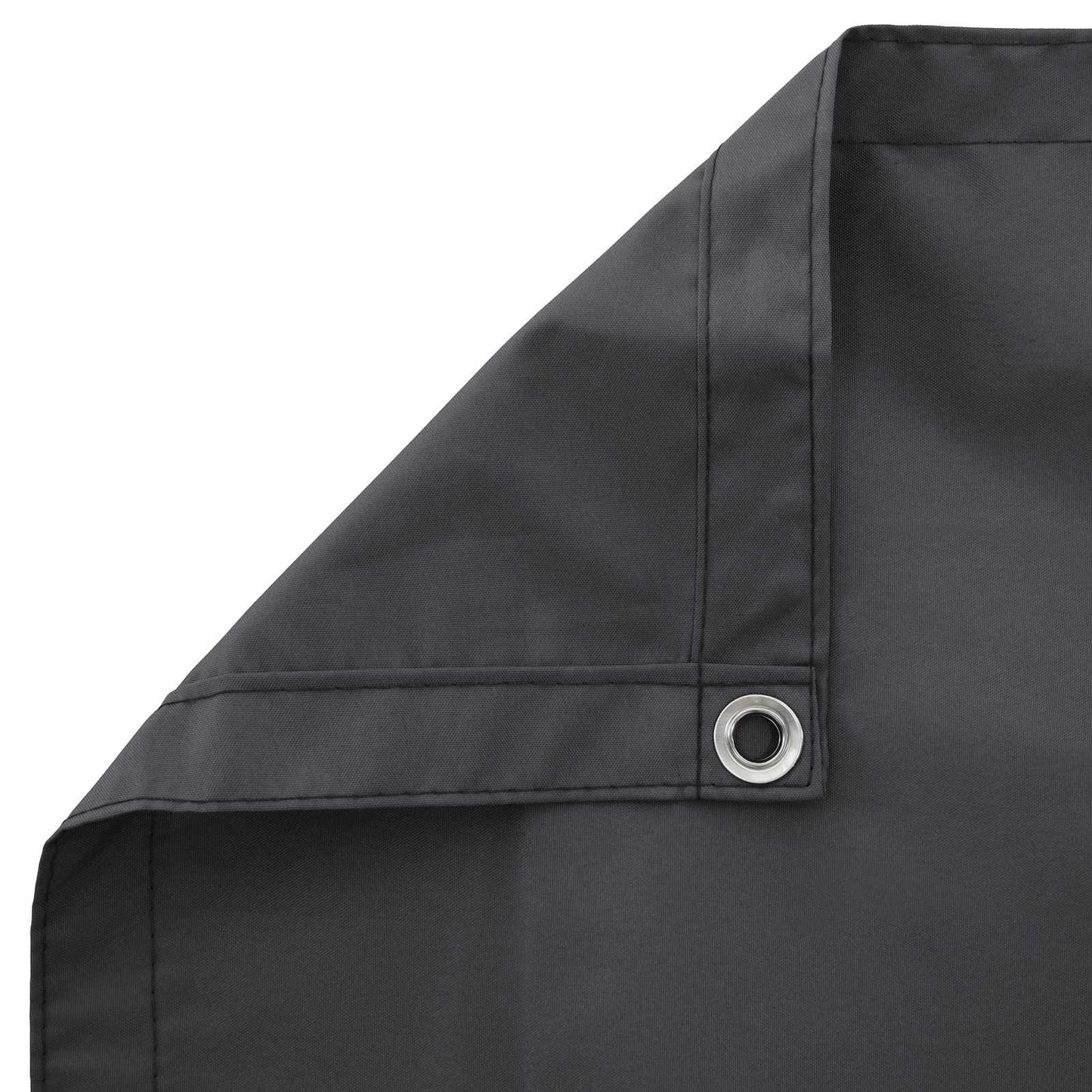 Balcony Privacy Screen 1.8 x 25 m Fabric with PU Coated Black