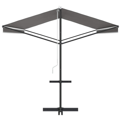 Free Standing Awning Grey 5 x 3 m Polyester