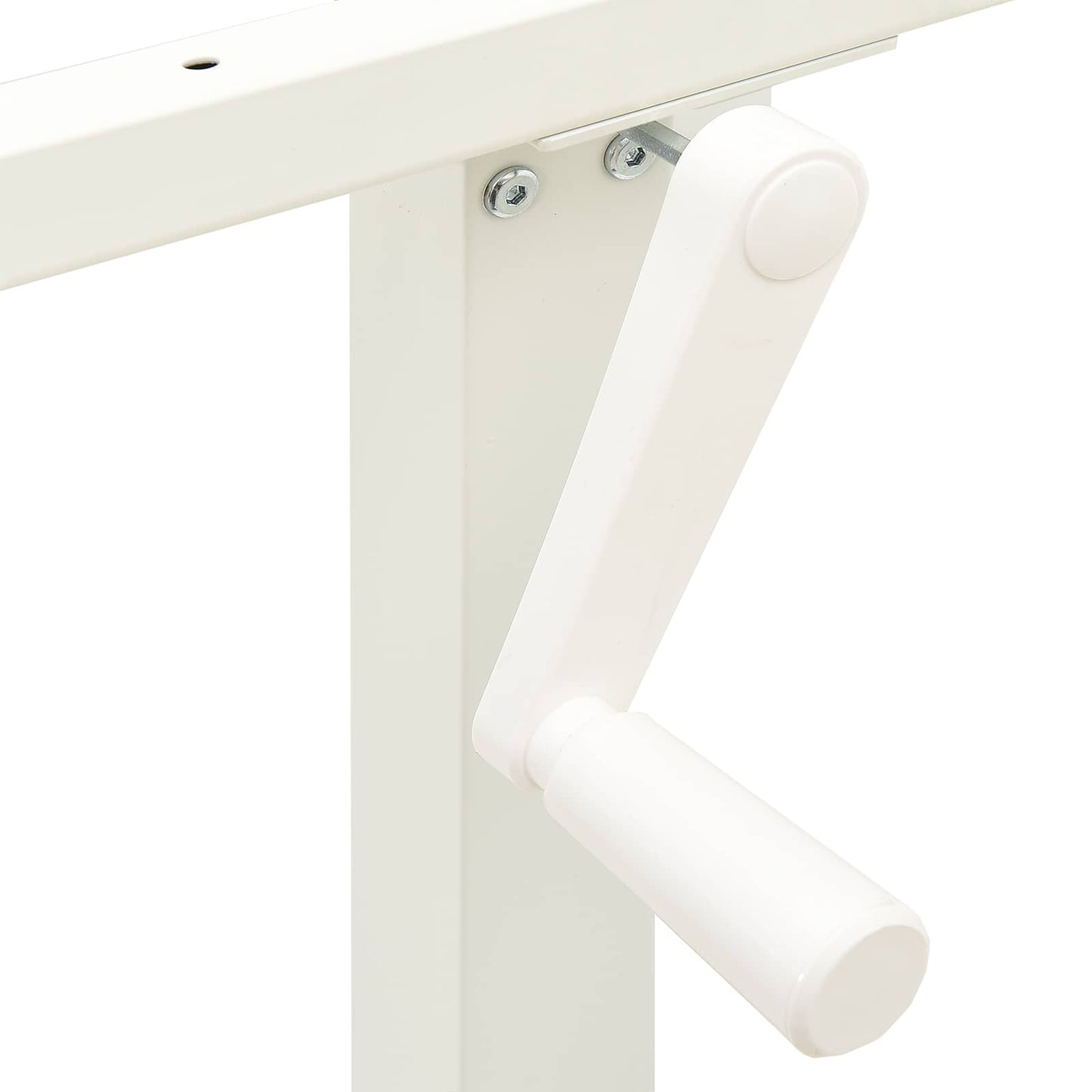 Desk with Storage White and Natural 120 x 60 cm Solid Oak Wood
