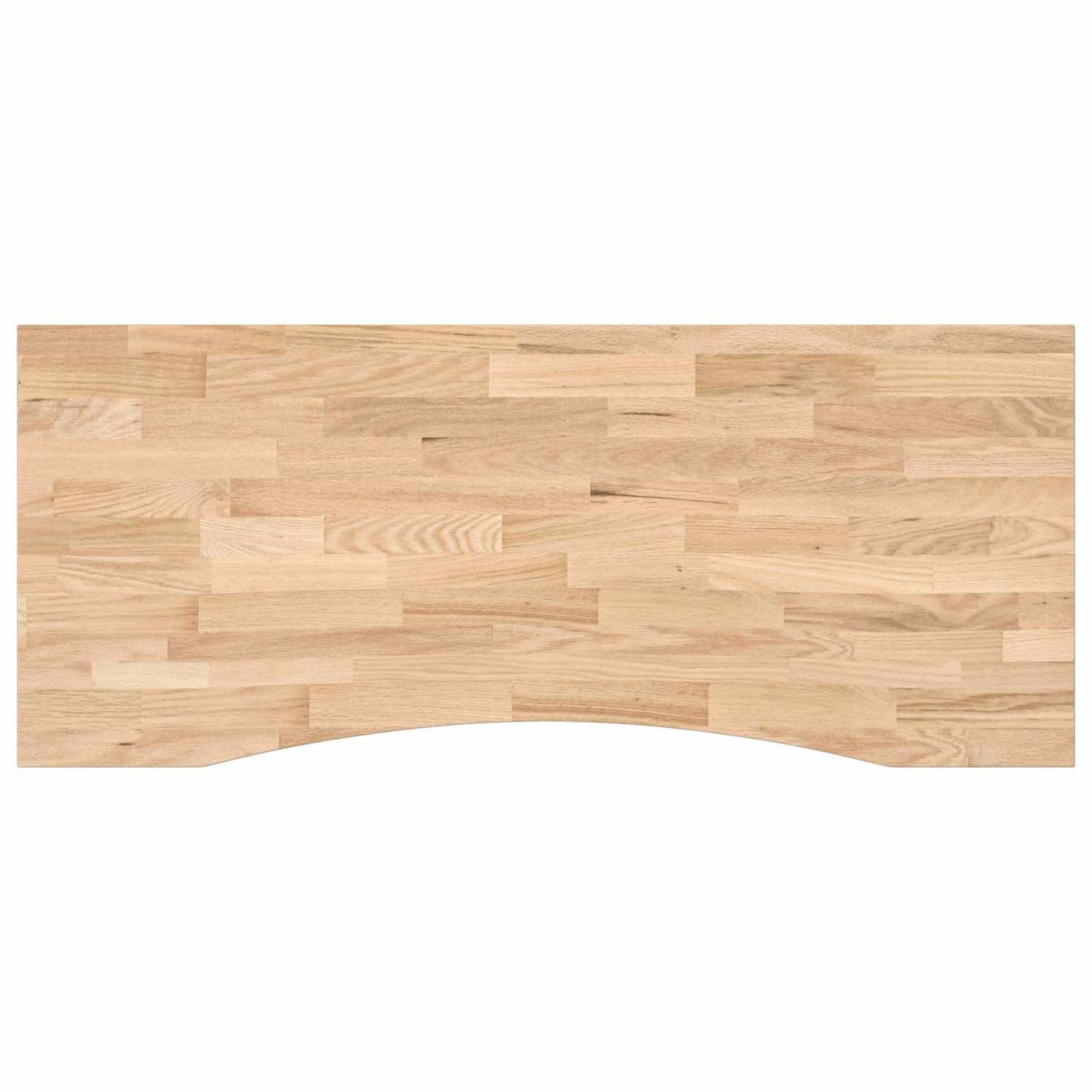 Desk with Storage White and Natural 120 x 60 cm Solid Oak Wood