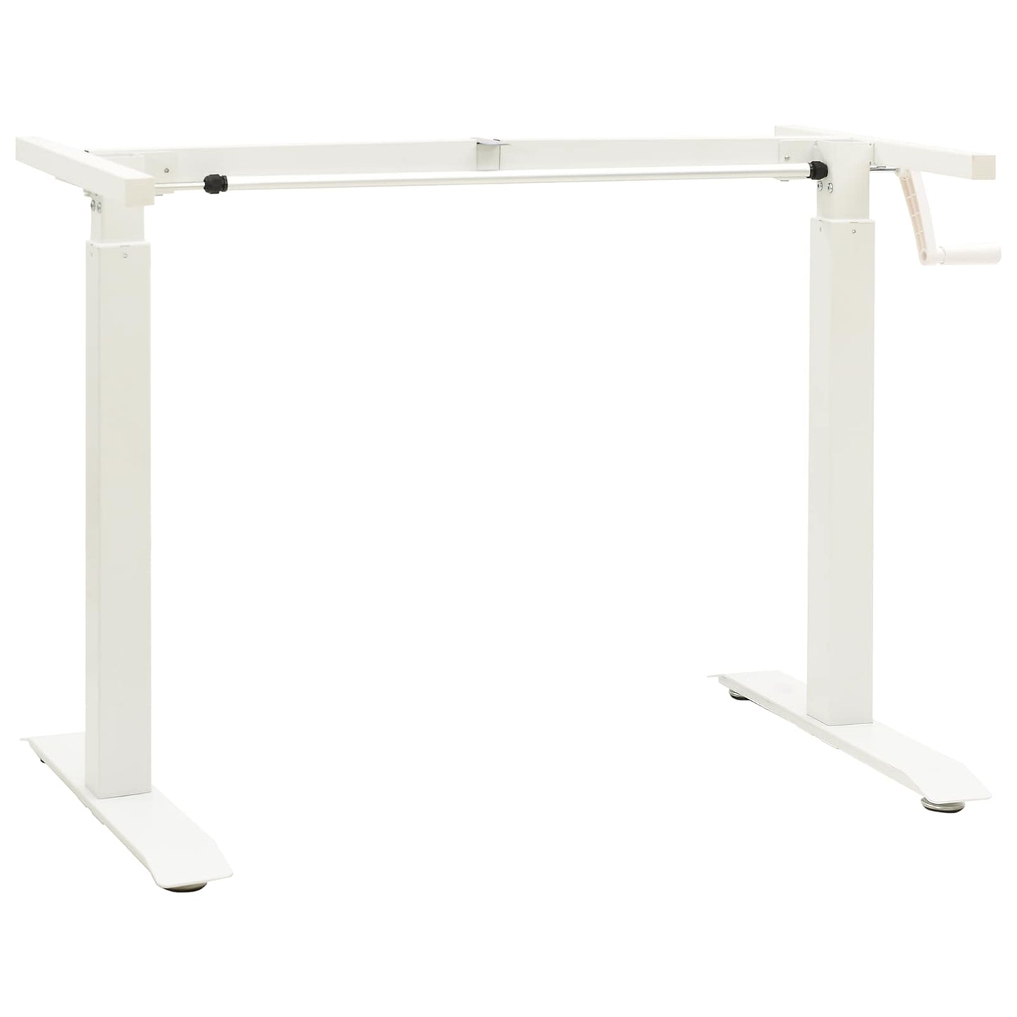 Desk with Storage White and Natural 140 x 60 cm Solid Oak Wood