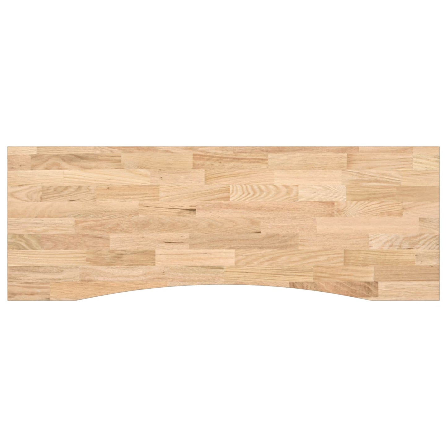 Desk with Storage White and Natural 140 x 60 cm Solid Oak Wood