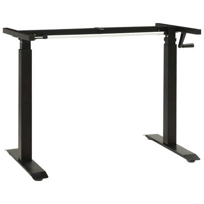 Desk with Storage Black and Natural 120 x 60 cm Solid Oak Wood