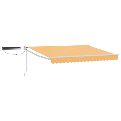 Electric Retractable Awning Sand 100% Polyester and Aluminium
