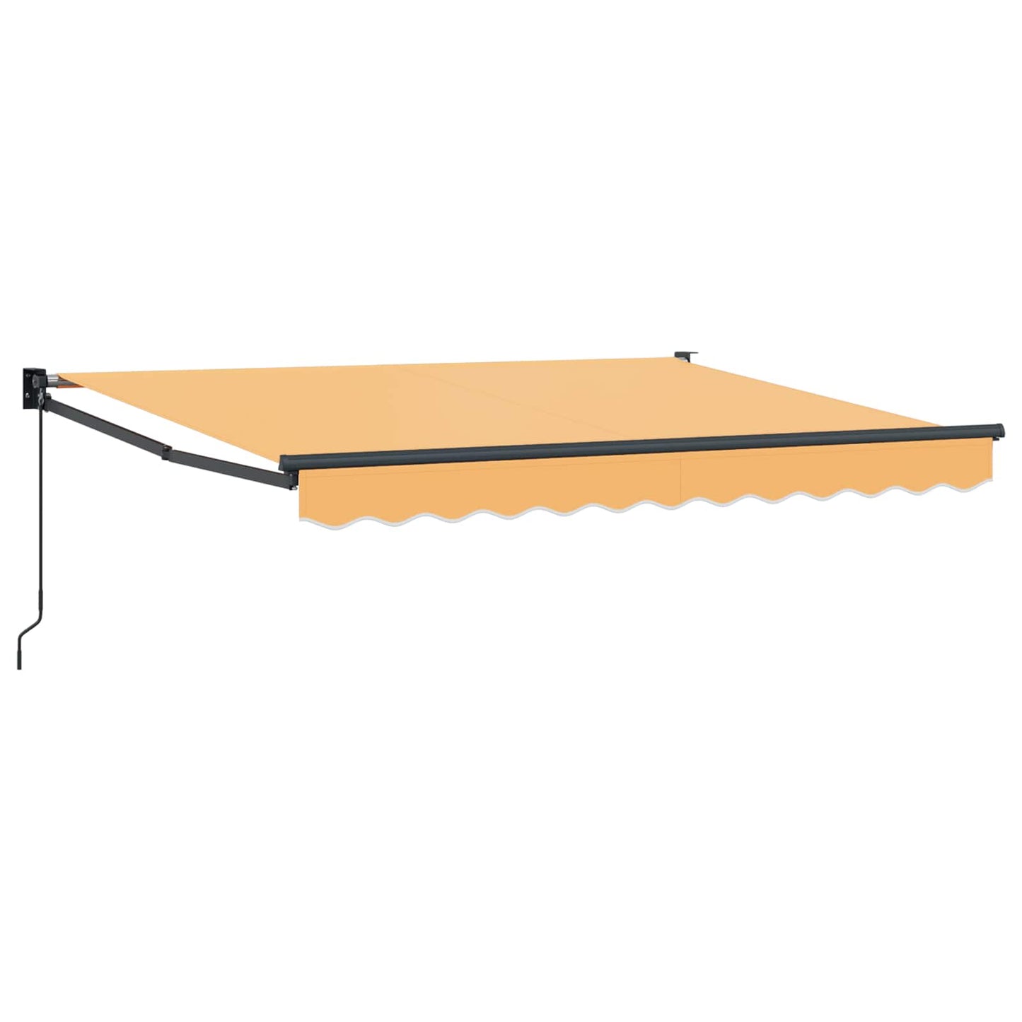 Retractable Awning Sand 3.5 x 2 m Polyester and Aluminium