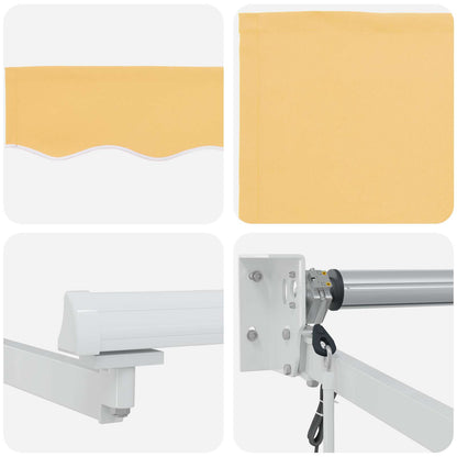 Electric Retractable Awning Sand 3.5 x 2 m