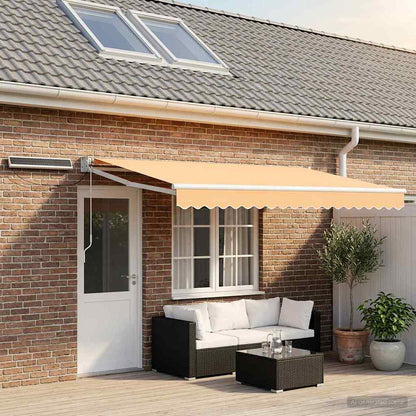 Electric Retractable Awning Sand 4 x 3 m