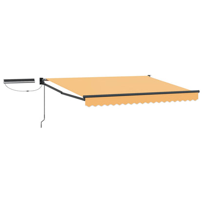 Electric Retractable Awning Sand 100% Polyester and Aluminium