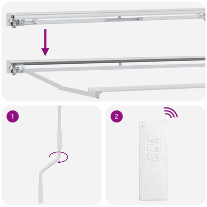 Electric Retractable Awning Sand 3.5 x 2.5 m
