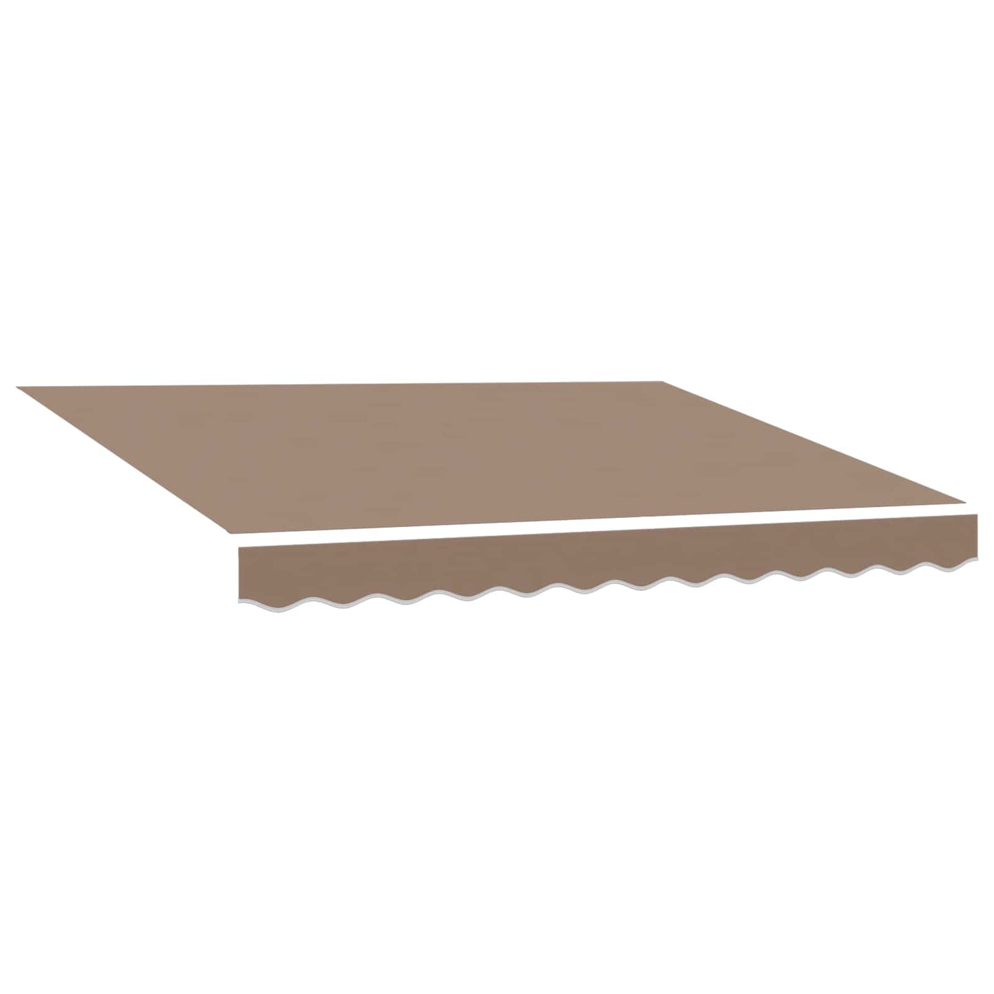 Retractable Awning Taupe 450 x 300 cm Polyester and Aluminium