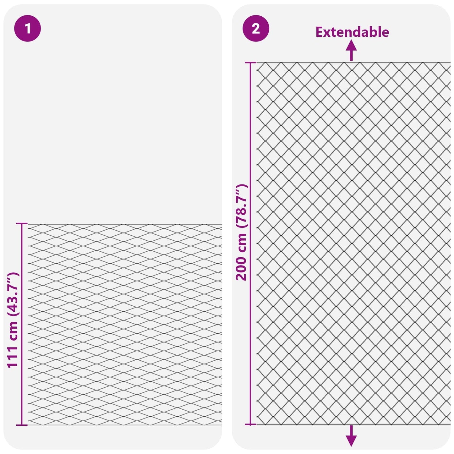 Chain Link Fence Galvanised 2 x 10 m Glass