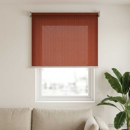 Outdoor Roller Blind 90% UV Block Terracota 60 x 140 cm HDPE