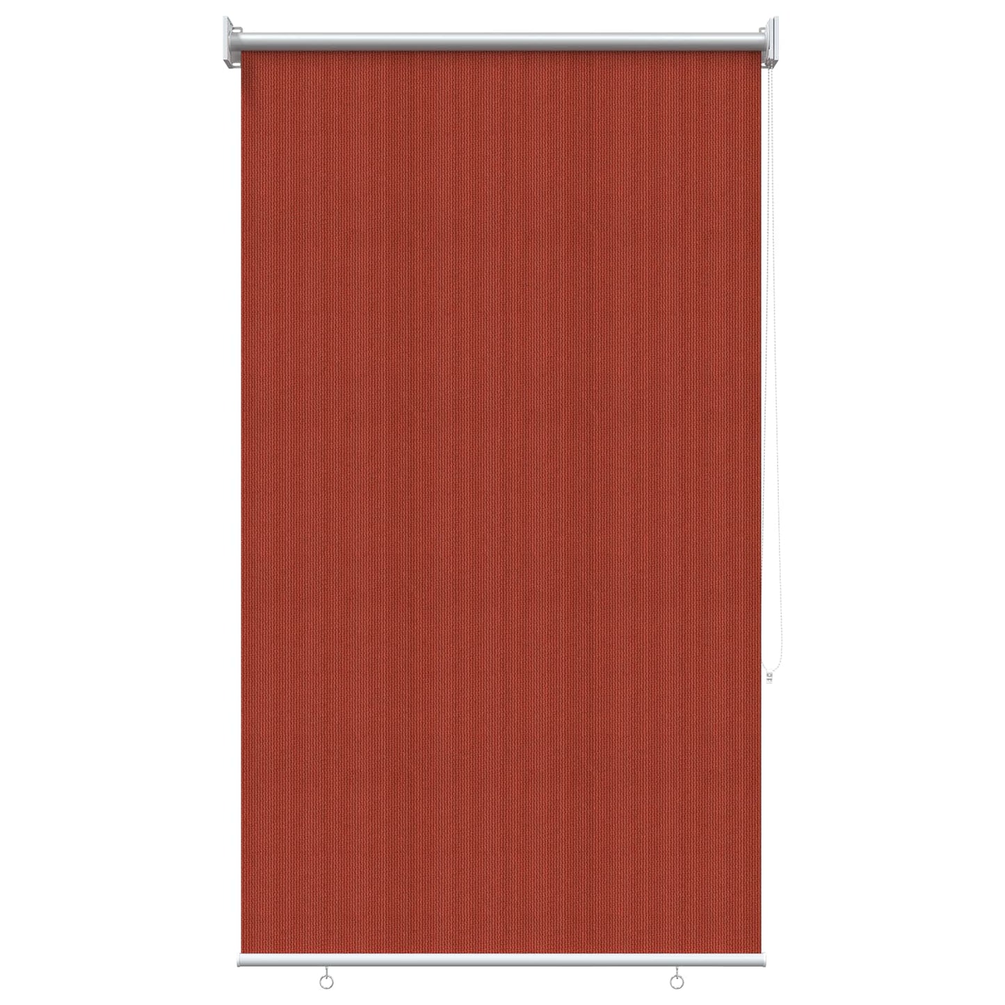 Outdoor Roller Blind 90% UV Block Terracota 100 x 140 cm HDPE