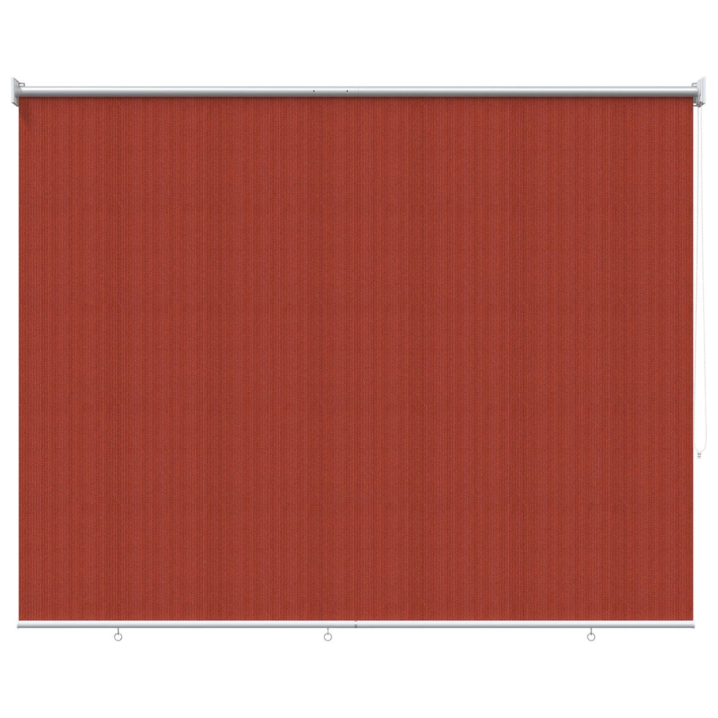 Outdoor Roller Blind 90% UV Block Terracota 180 x 140 cm HDPE