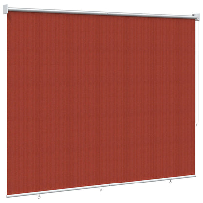 Outdoor Roller Blind 90% UV Block Terracota 200 x 140 cm HDPE