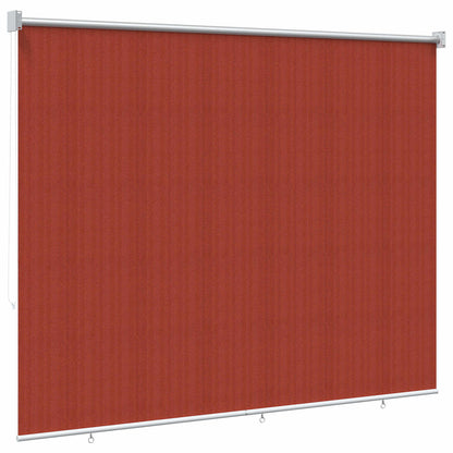 Outdoor Roller Blind 90% UV Block Terracota 200 x 140 cm HDPE