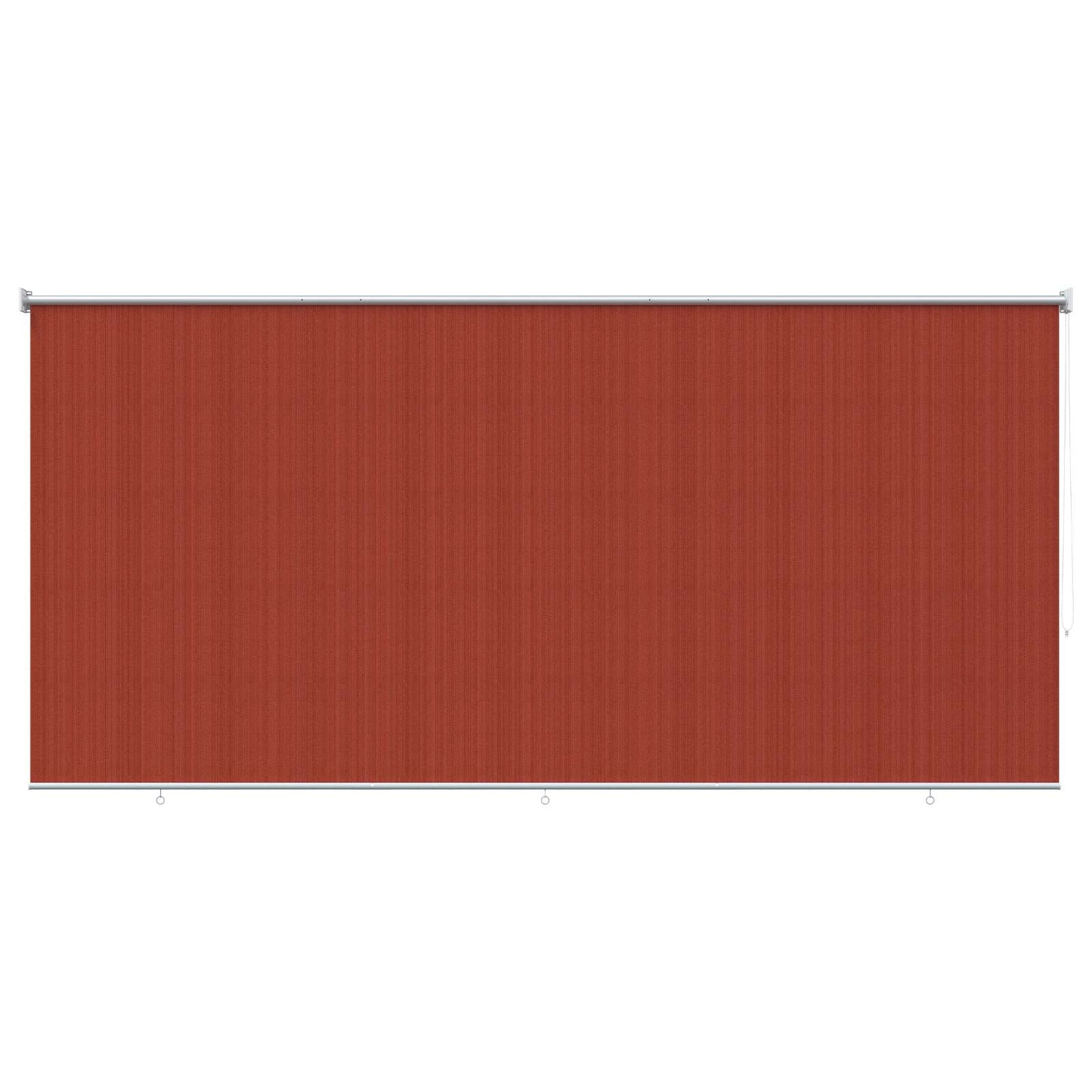 Outdoor Roller Blind 90% UV Block Terracota 60 x 230 cm HDPE