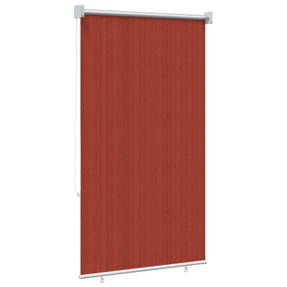Outdoor Roller Blind 90% UV Block Terracota 120 x 230 cm HDPE