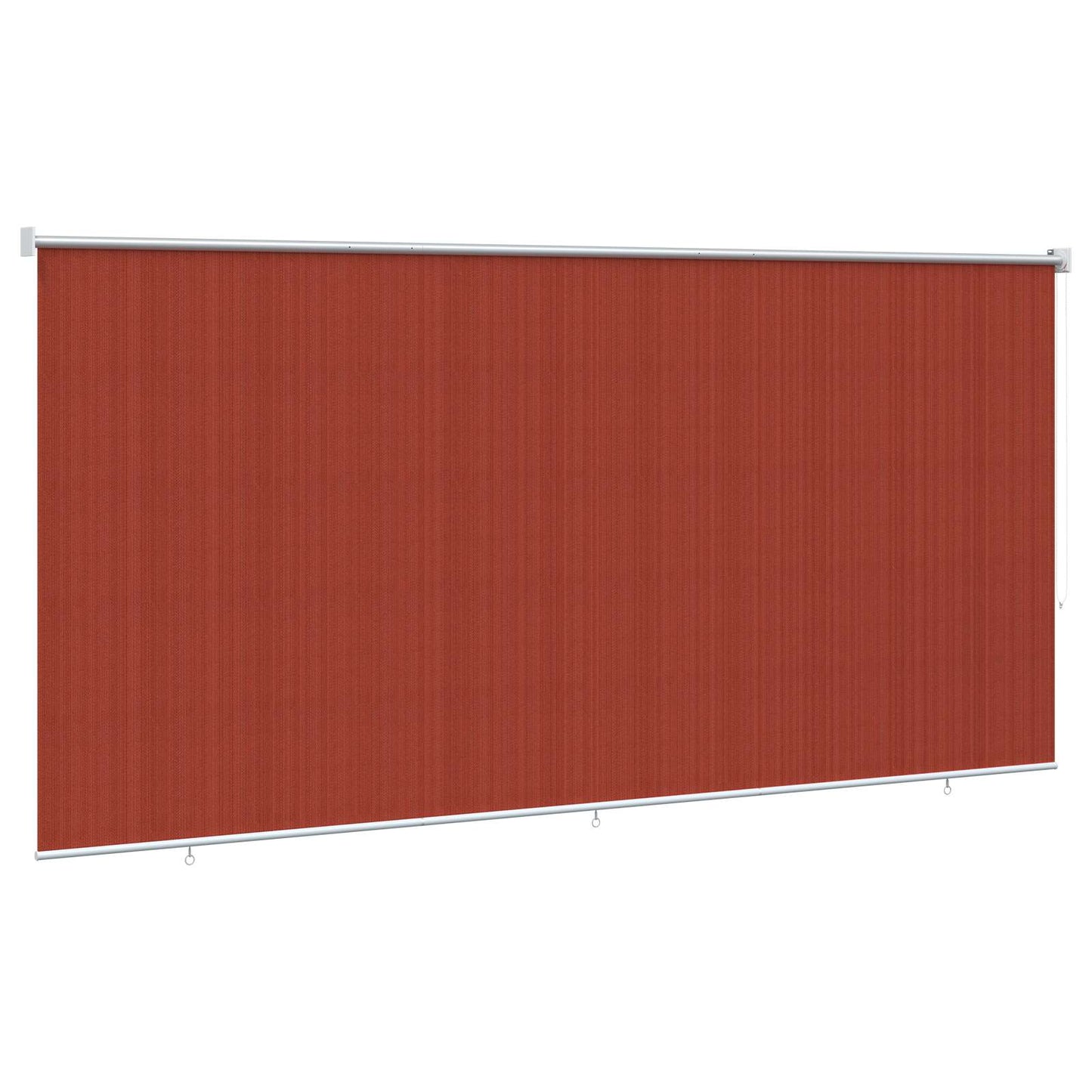 Outdoor Roller Blind 90% UV Block Terracota 240 x 230 cm HDPE