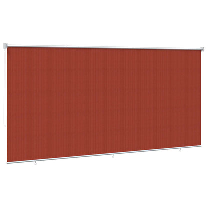 Outdoor Roller Blind 90% UV Block Terracota 300 x 230 cm HDPE