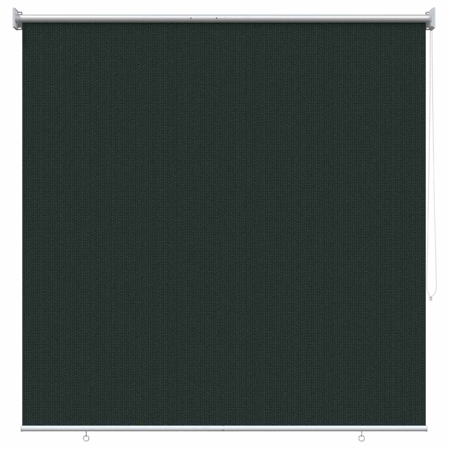 Outdoor Roller Blind 90% UV Block Dark Green 160 x 140 cm HDPE