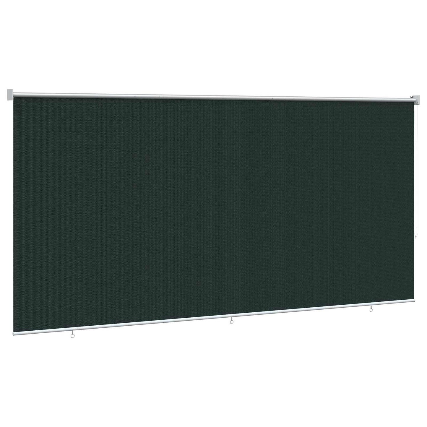 Outdoor Roller Blind 90% UV Block Dark Green 400 x 140 cm HDPE