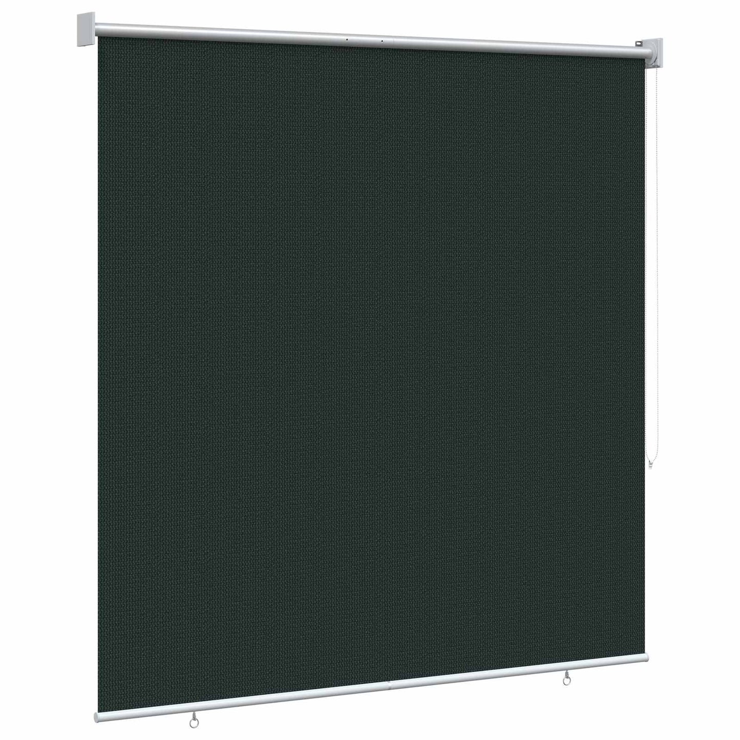 Outdoor Roller Blind 90% UV Block Dark Green 160 x 230 cm HDPE
