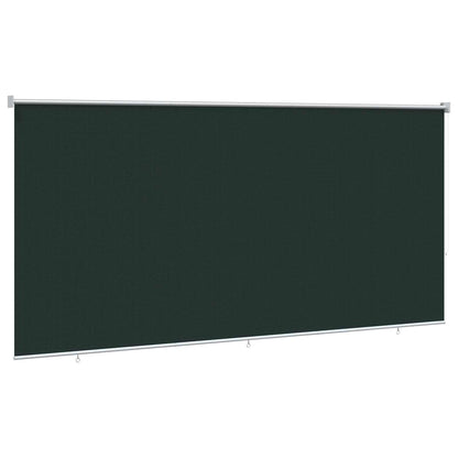 Outdoor Roller Blind 90% UV Block Dark Green 350 x 230 cm HDPE