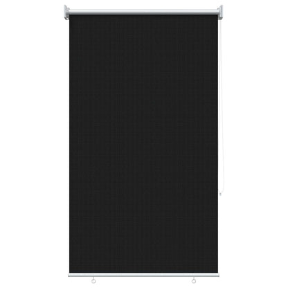Outdoor Roller Blind 90% UV Block Black 80 x 140 cm HDPE