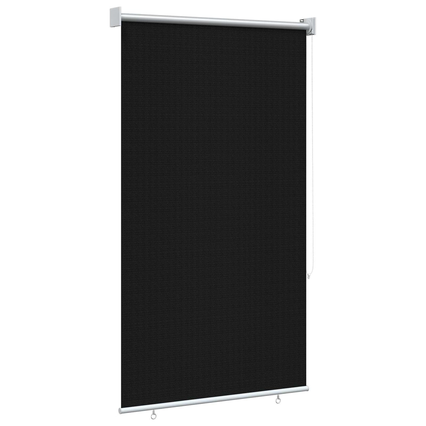 Outdoor Roller Blind 90% UV Block Black 80 x 230 cm HDPE