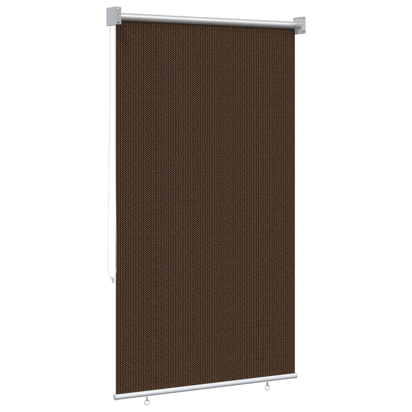 Outdoor Roller Blind 90% UV Block Brown 60 x 140 cm HDPE