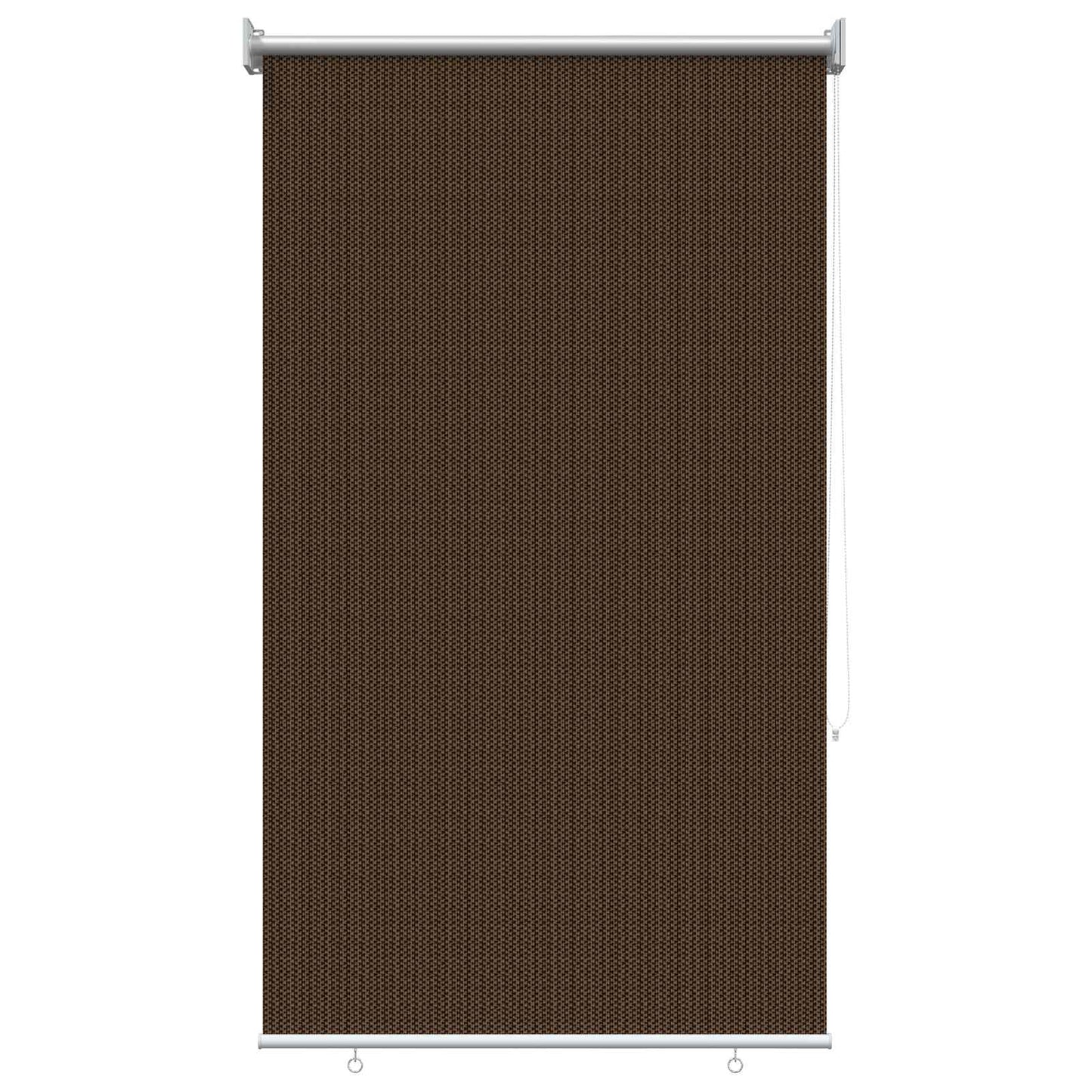Outdoor Roller Blind 90% UV Block Brown 80 x 140 cm HDPE
