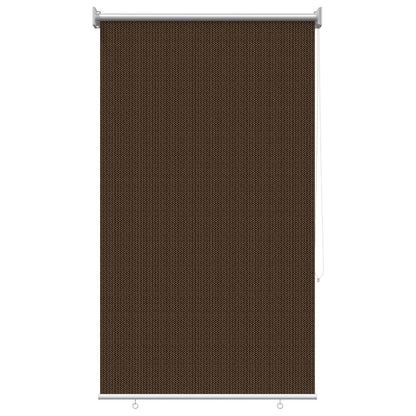 Outdoor Roller Blind 90% UV Block Brown 80 x 230 cm HDPE