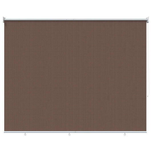 Outdoor Roller Blind 90% UV Block Taupe 120 x 140 cm HDPE