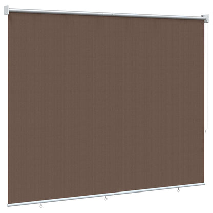 Outdoor Roller Blind 90% UV Block Taupe 200 x 140 cm HDPE