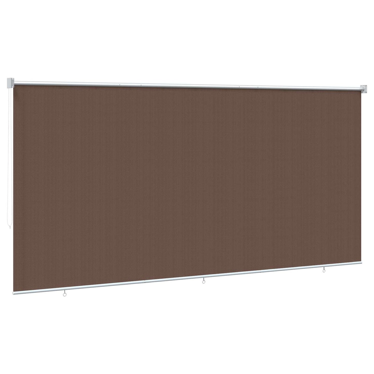 Outdoor Roller Blind 90% UV Block Taupe 400 x 140 cm HDPE