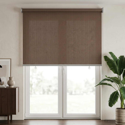 Outdoor Roller Blind 90% UV Block Taupe 80 x 230 cm HDPE