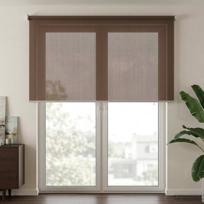 Outdoor Roller Blind 90% UV Block Taupe 160 x 230 cm HDPE