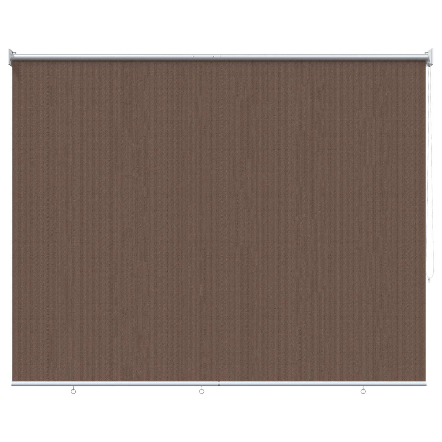 Outdoor Roller Blind 90% UV Block Taupe 220 x 230 cm HDPE