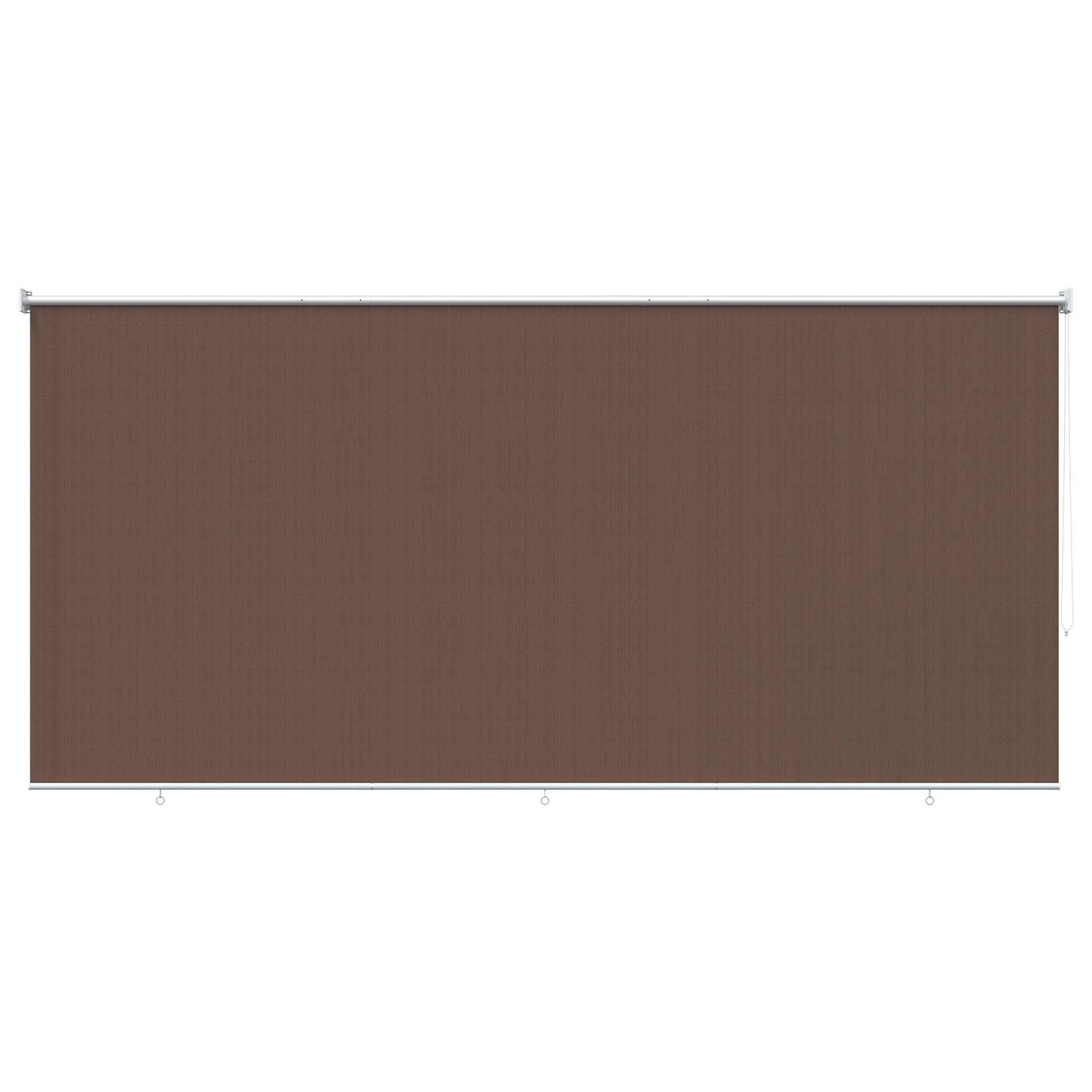 Outdoor Roller Blind 90% UV Block Taupe 350 x 230 cm HDPE